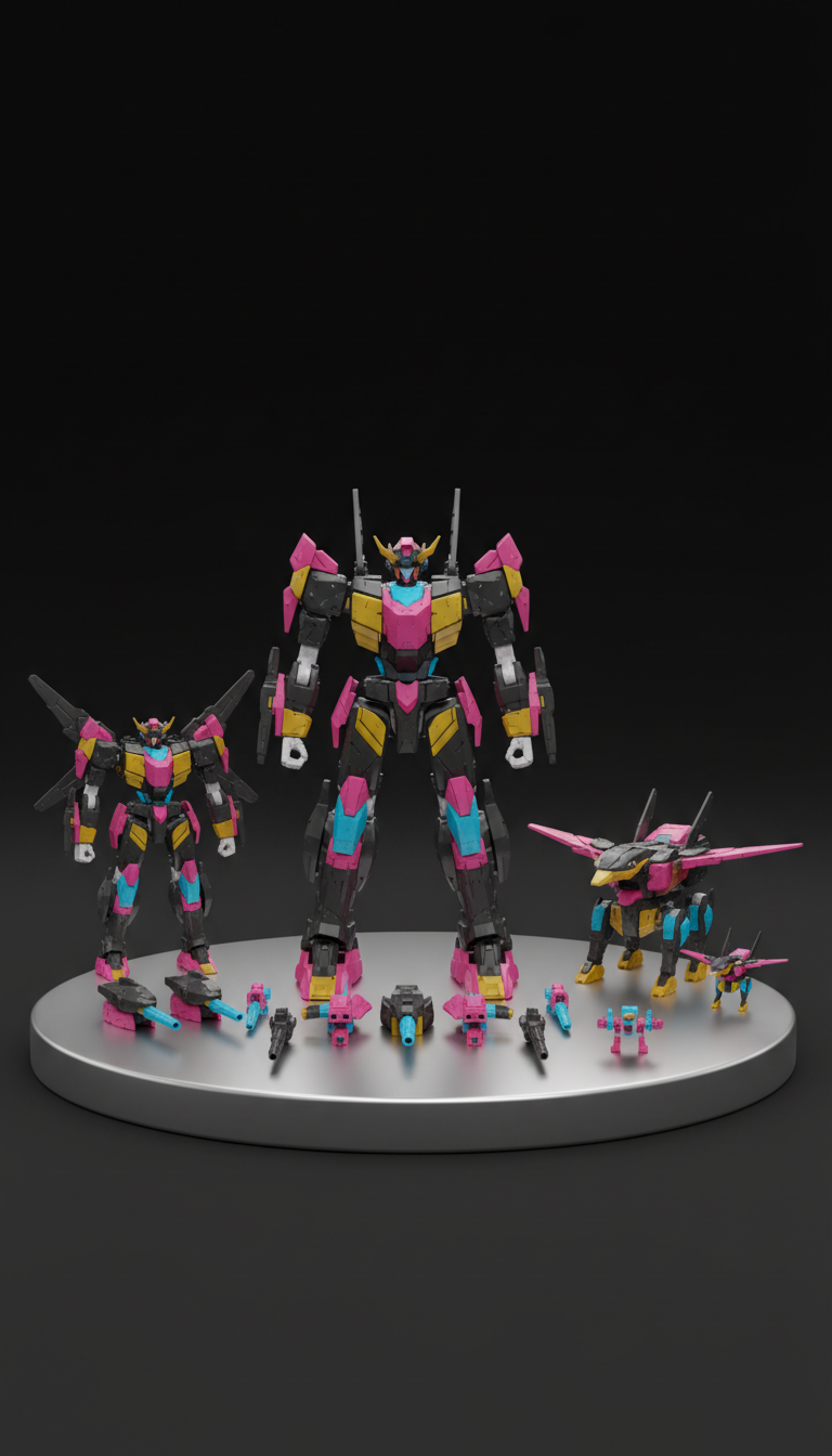 Starlight Mech Playset with Light Core