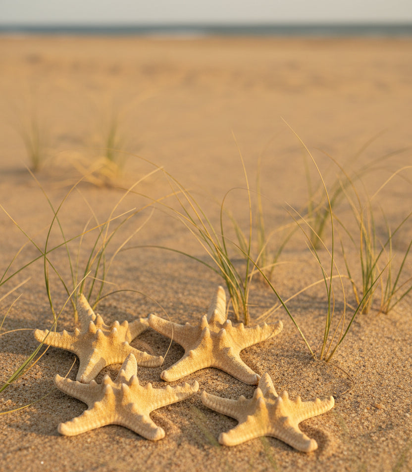 Natural Tan Armoured Knobby Thorny Starfish